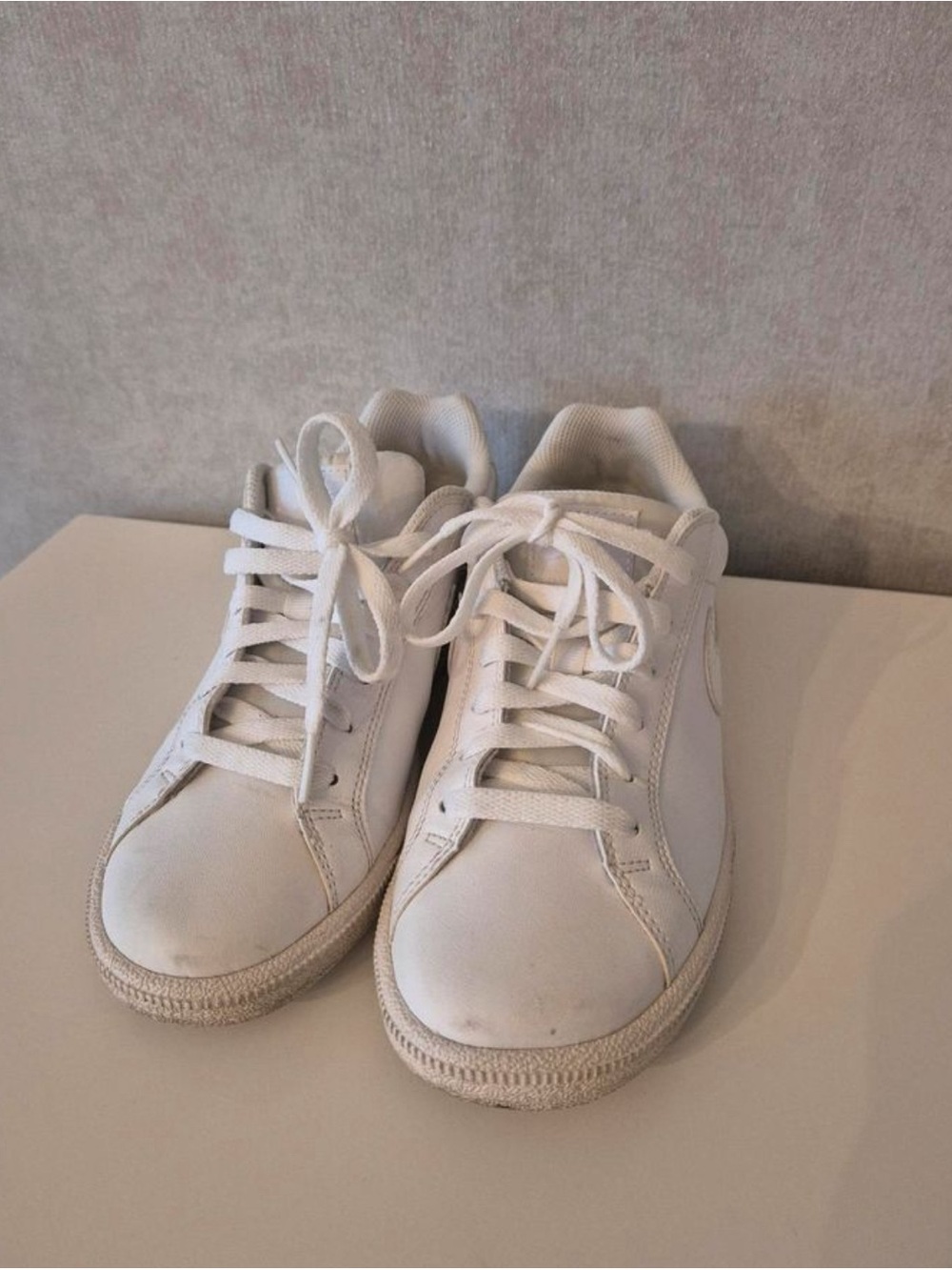 Nike Kids White Low-Top Lace-Up Sneakers